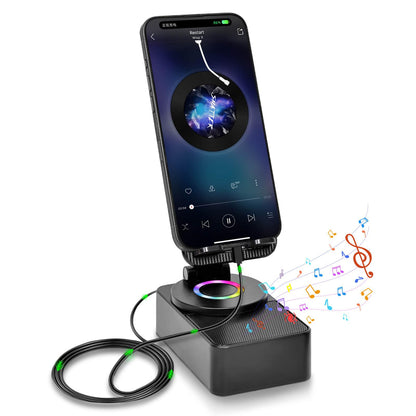 3-in-1 BLUETOOTH AND AUDIO PHONE STAND