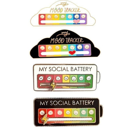 Interactive Mood Pins😊
