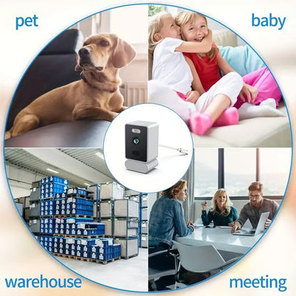 🔥Last Day 49% OFF🔥2MP 2K Window Camera📷, 2.4GHz & 5GHz WiFi Indoor Cameras for Home Security 👶🐕