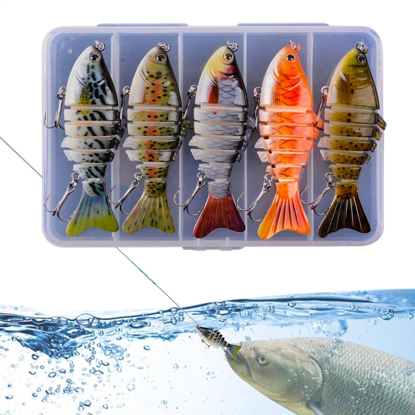 🐟Auto-Motion Fishing Lure (5-Pack)