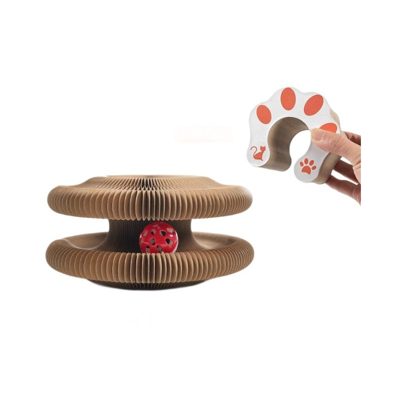Foldable Organ Cat Scratcher Board