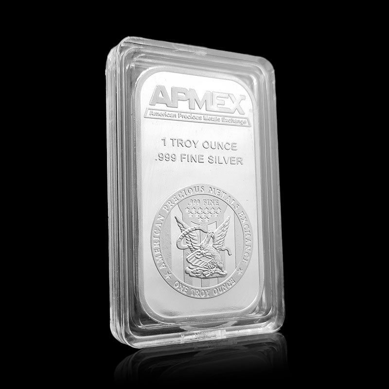 1 oz Silver Bar - 999 Fine Pure APMEX