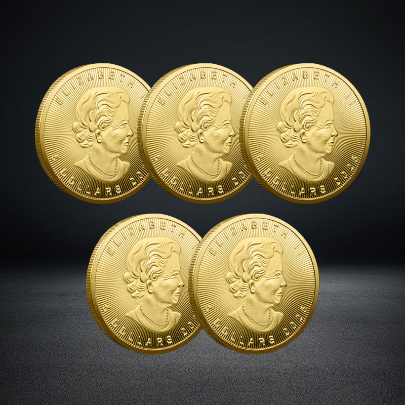 Canada Maple Leaf -1 Troy Ounce .9999 Gold Coin(Random year)