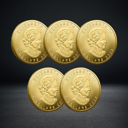 Canada Maple Leaf -1 Troy Ounce .9999 Gold Coin(Random year)