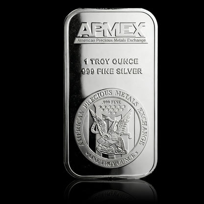 1 oz Silver Bar - 999 Fine Pure APMEX