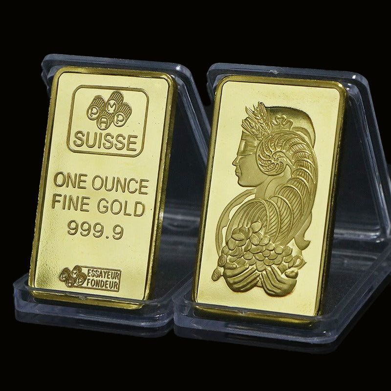 Suisse Queen Fortuna Gold Bar 24KT- 1 OUNCE