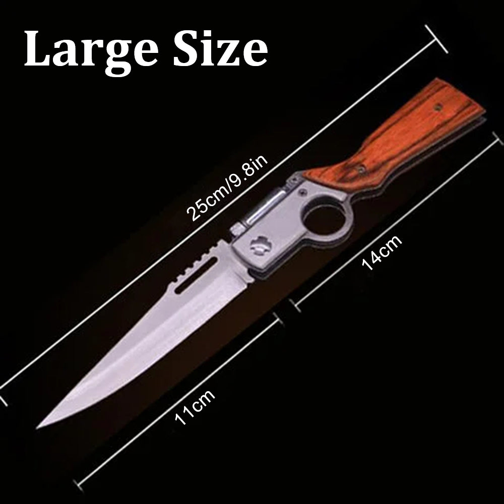 Multifunctional Outdoor Folding Knife with LED Light