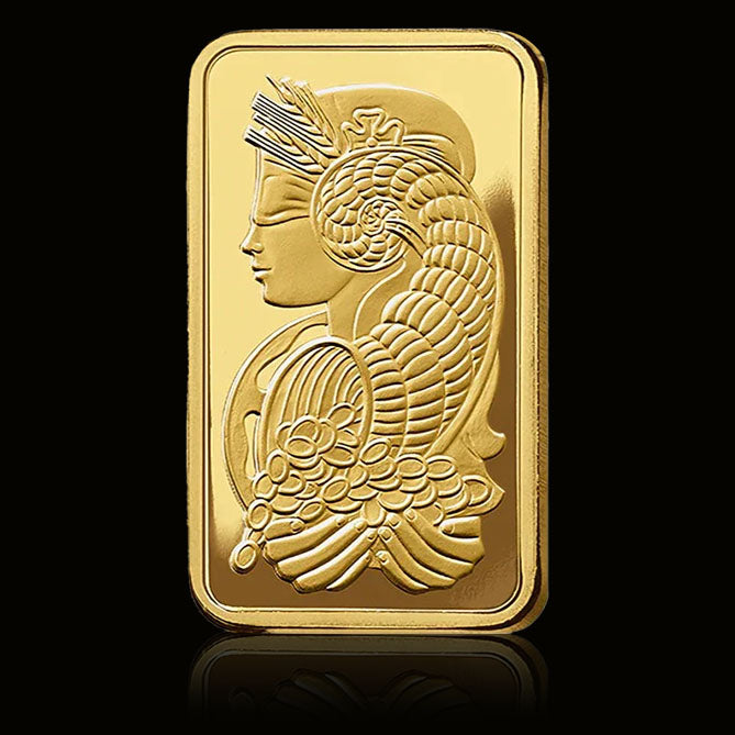 Suisse Queen Fortuna Gold Bar 24KT- 1 OUNCE