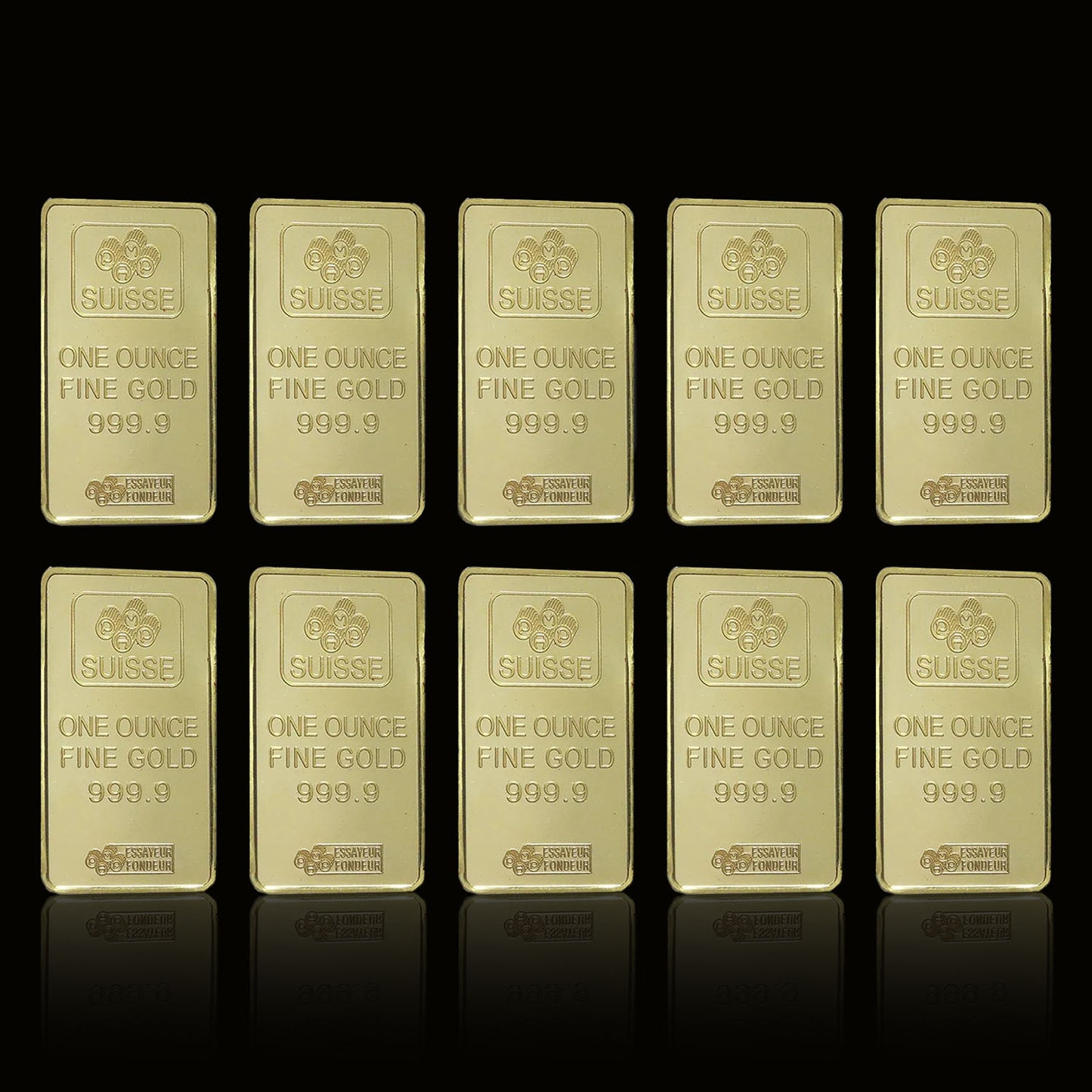 Suisse Queen Fortuna Gold Bar 24KT- 1 OUNCE
