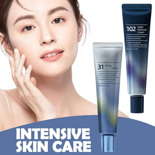 ✨31 All-Day Shield Cream & 102 Night Renewal Cream 🌞🌙Intensive Skin Care, Centella Asiatica And Niacinamide,All Skin Types🔥🔥
