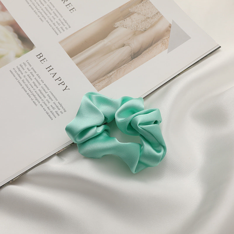 Silk Feeling Scrunchies Hairbands Hair Ties