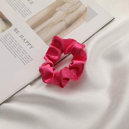 Silk Feeling Scrunchies Hairbands Hair Ties