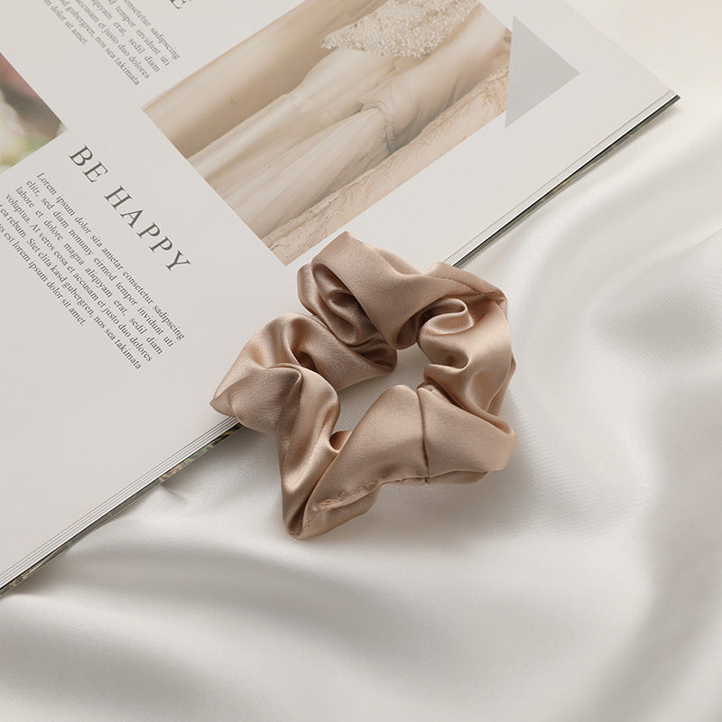 Silk Feeling Scrunchies Hairbands Hair Ties