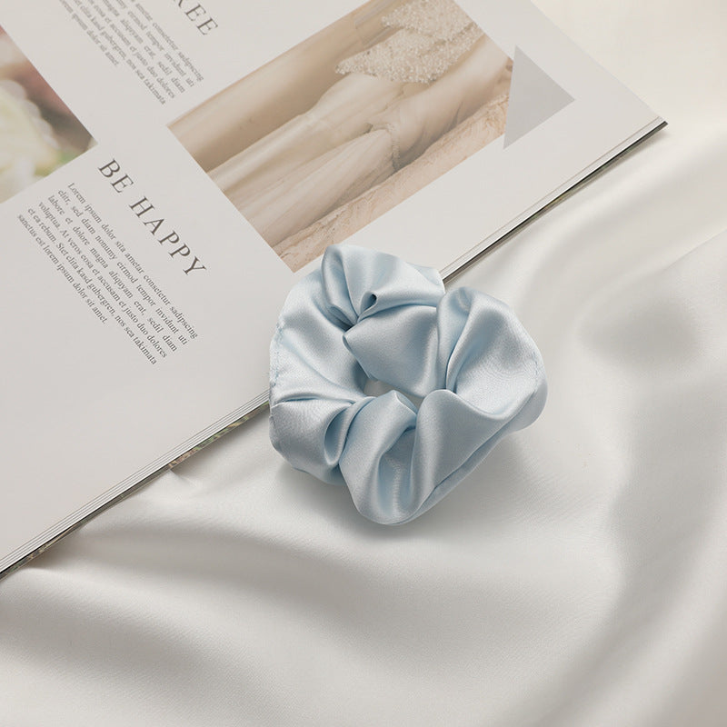 Silk Feeling Scrunchies Hairbands Hair Ties