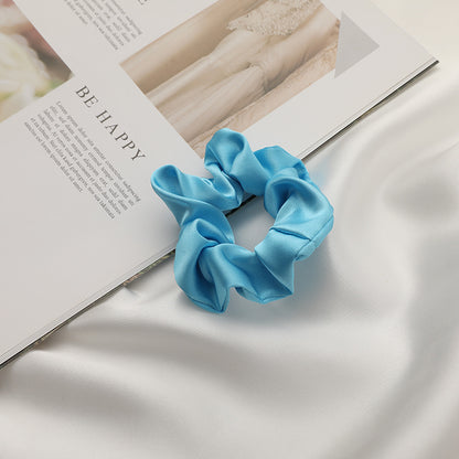 Silk Feeling Scrunchies Hairbands Hair Ties