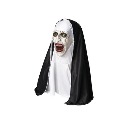 Frightening Nun Costume Mask
