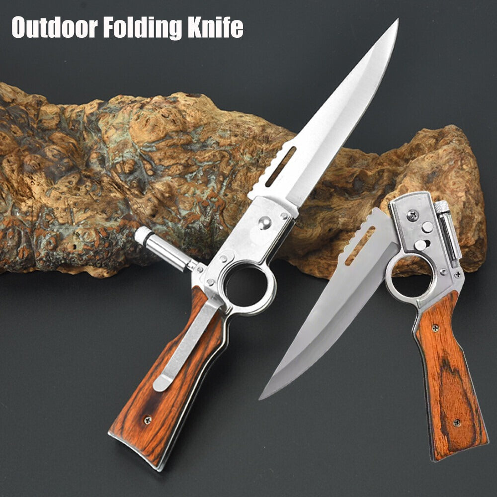 Multifunctional Outdoor Folding Knife with LED Light