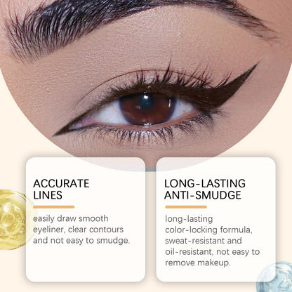 🔥Last Day 🤎🖤24HR Waterproof Eyeliner🖊-- High Color Rendering