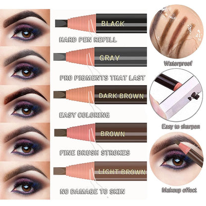 💧Waterproof Eyebrow Pencil 5 Pieces
