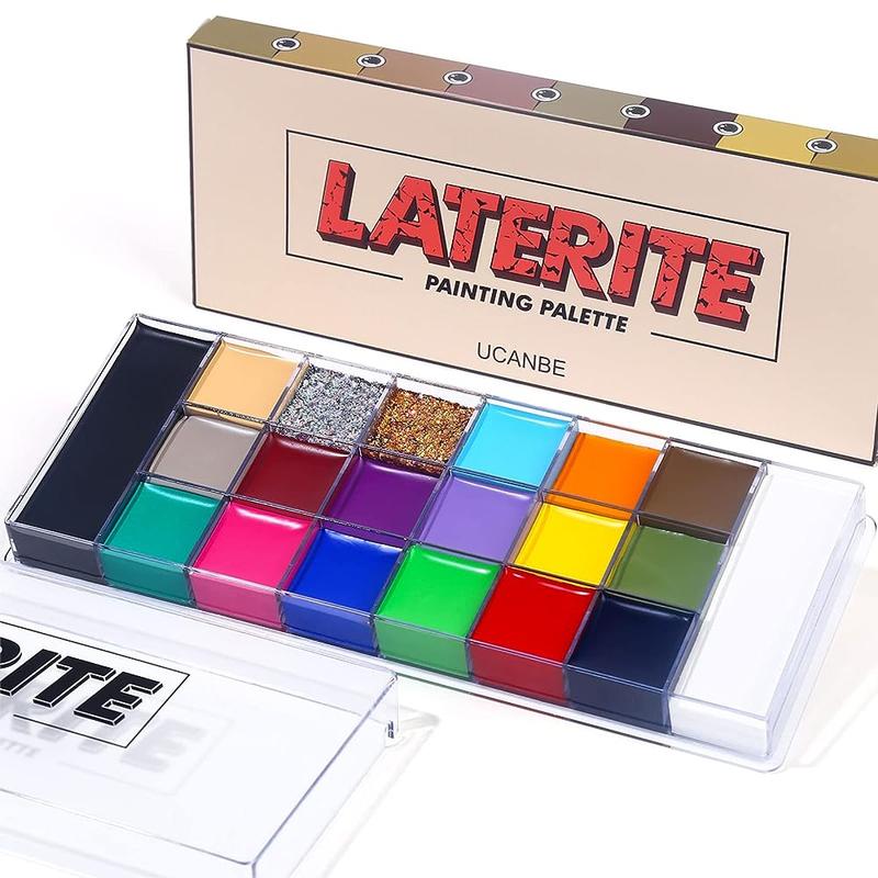Face and Body Oil Paint Palette - Halloween Makeup Kit