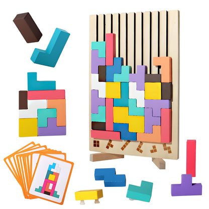Wooden Stacking Game - Promotes Logic🧠
