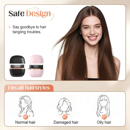 Mini Hair Straightener Brush