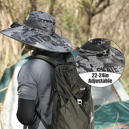 ❄️New Upgraded Spray Fan⚡2025 New Ultra-Light Solar Air Conditioner Fan Sun Hat🌞