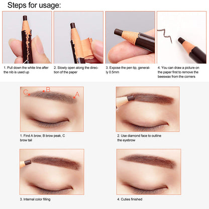 💧Waterproof Eyebrow Pencil 5 Pieces