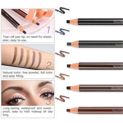 💧Waterproof Eyebrow Pencil 5 Pieces