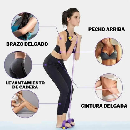 Home Fitness Resistance Trainer: Tone & Tighten Anytime💪