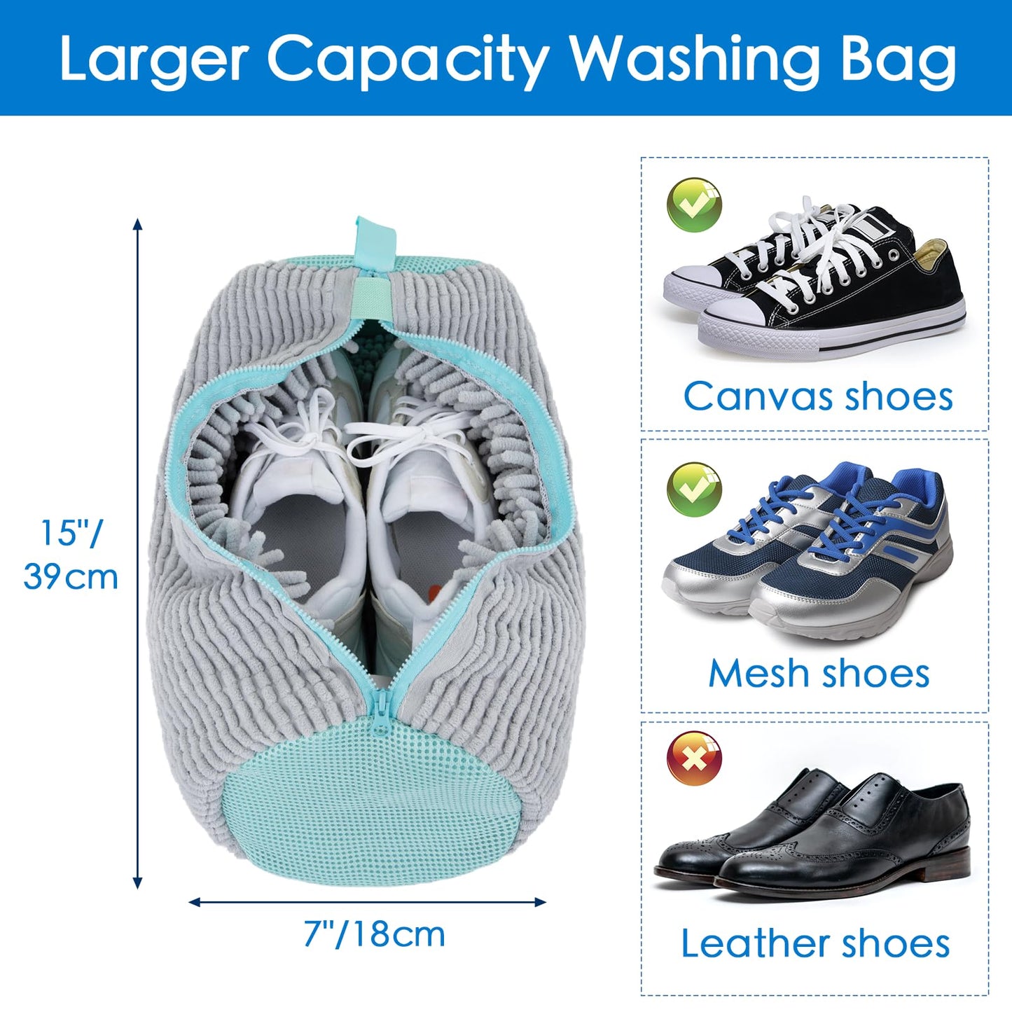 Shoe Washing Machine Bag