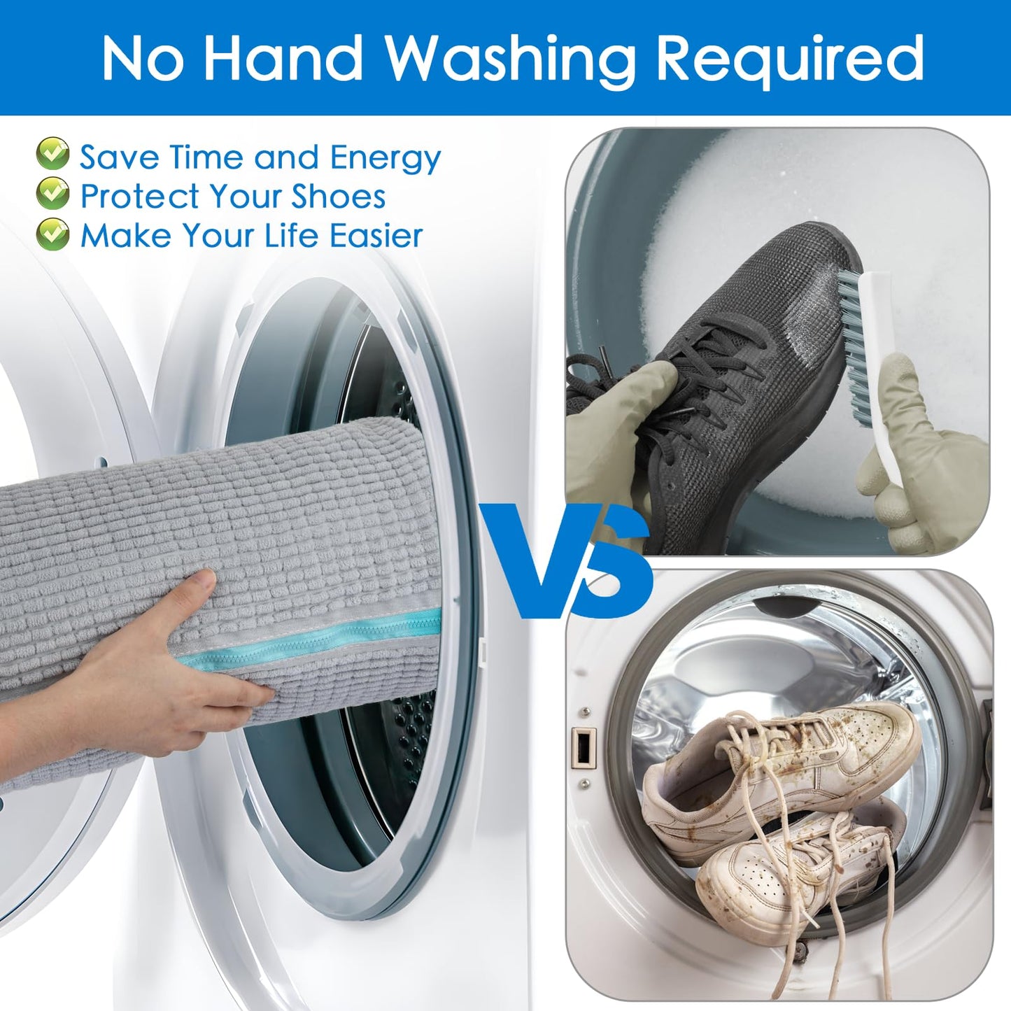 Shoe Washing Machine Bag