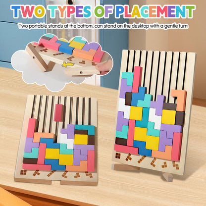 Wooden Stacking Game - Promotes Logic🧠