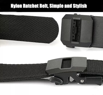 🔥EDC Nylon Ratchet Belt
