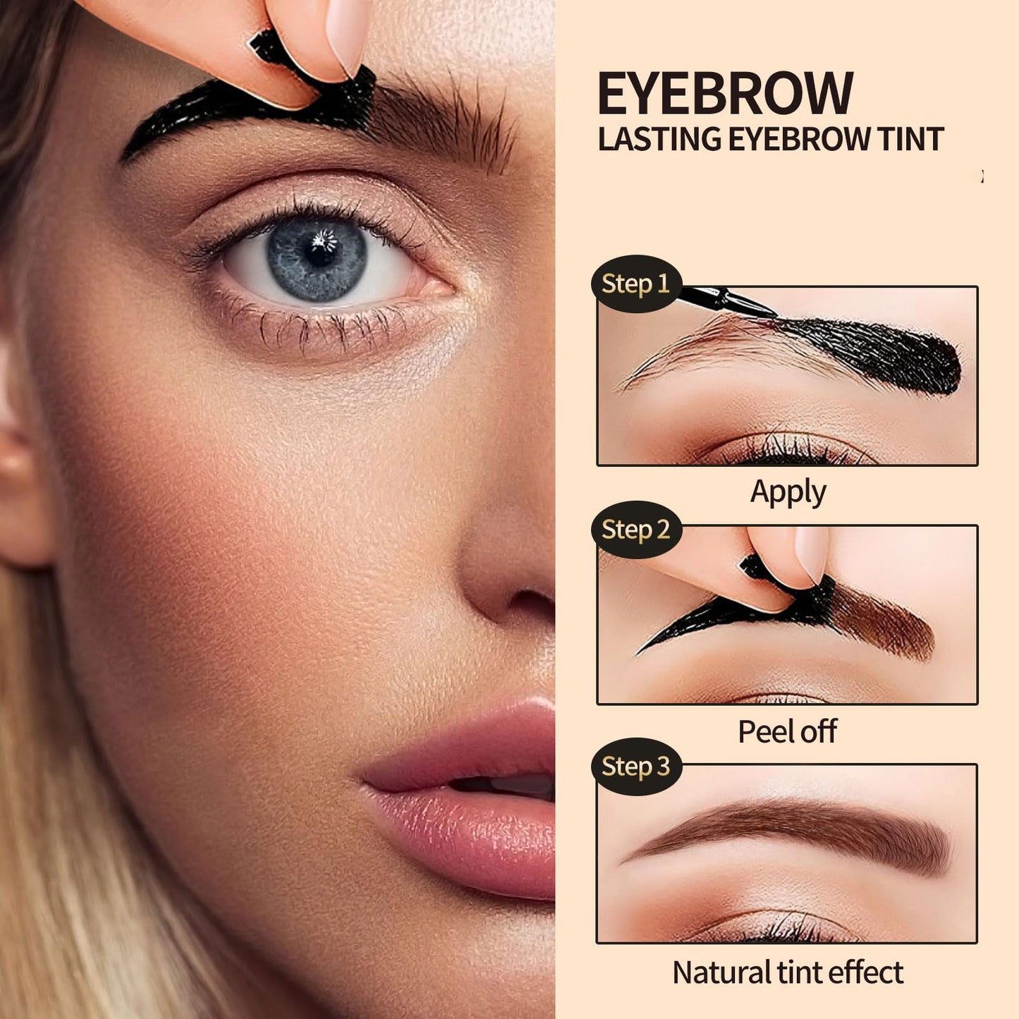 ✨👧🏻Easy Peel-Off Eyebrow Gel- Waterproof & Sweatproof😘 for All Skin Types