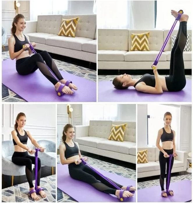 Home Fitness Resistance Trainer: Tone & Tighten Anytime💪