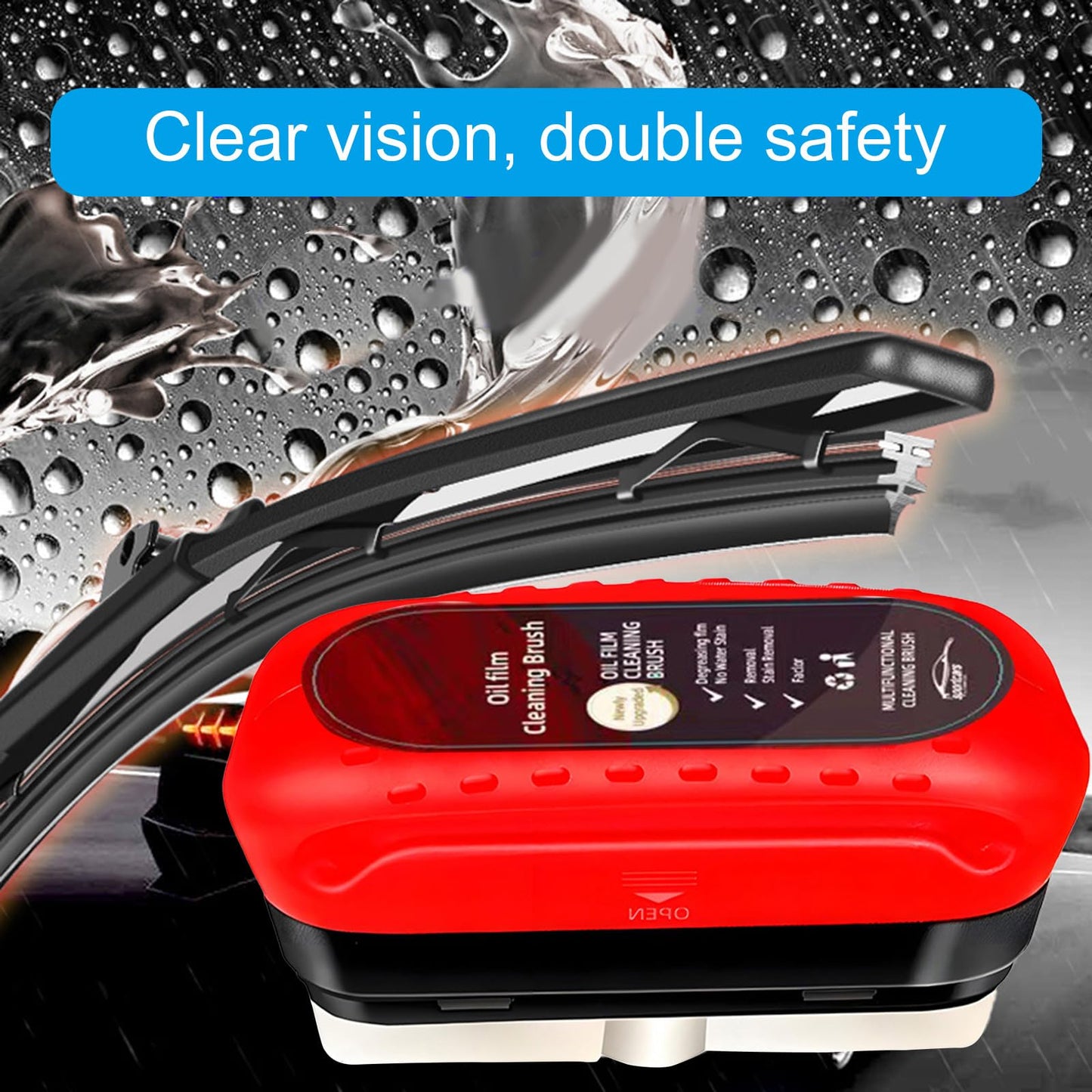 🔥 2025 Upgraded Automotive Oil Film Cleaning Brush