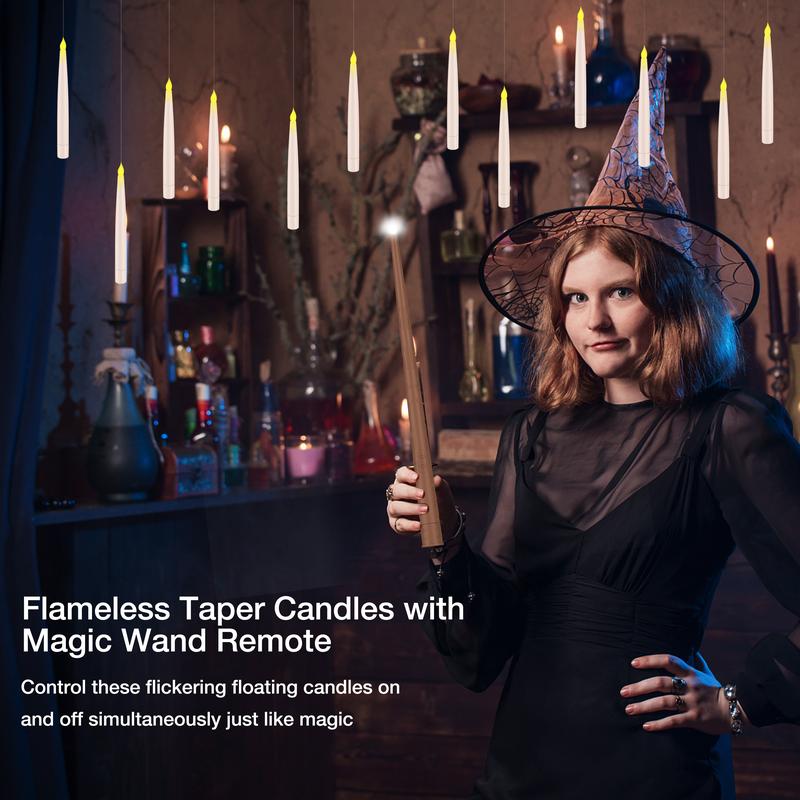 Halloween Floating Candles + Magic Wand