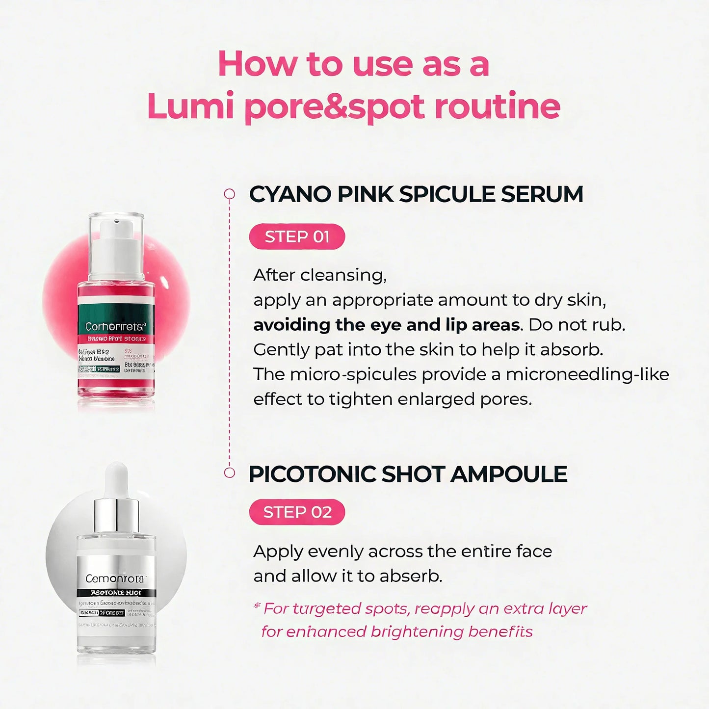 Pore & Spot Care Duo | Shrinks Pores & Fades Blemish Marks in 2 Weeks