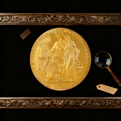 Alfred Bernhard Nobel Cold Coin