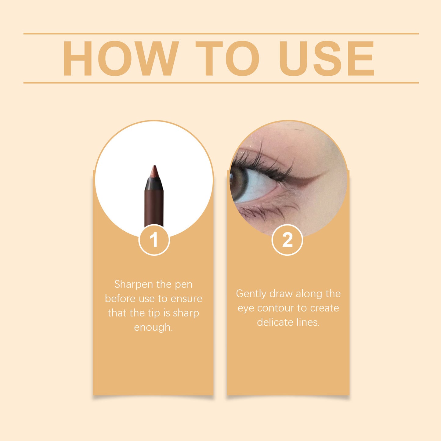 🔥Last Day 🤎🖤24HR Waterproof Eyeliner🖊-- High Color Rendering