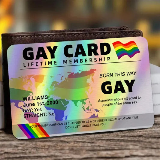 Gay Card, Lifetime Membership - Gift For You