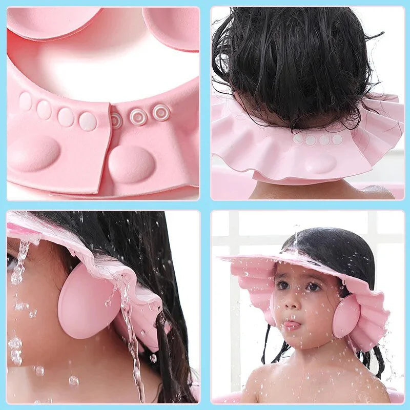 👶Baby Adjustable Safe Bathing Shower Cap 🛀