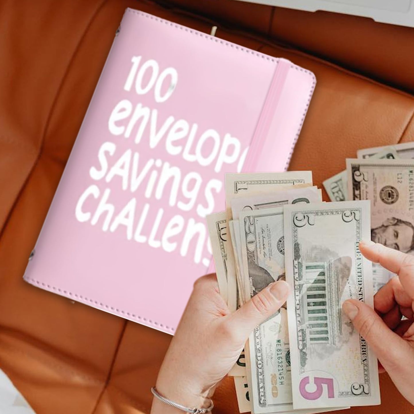 100 Days Money Saving Challenge Coin Envelope Book💵