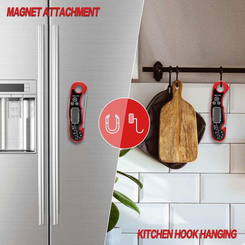 ⏰Final 3-hour Preferential Deal✨Meat Thermometer - Digital Instant Read, Waterproof for Cooking & Baking