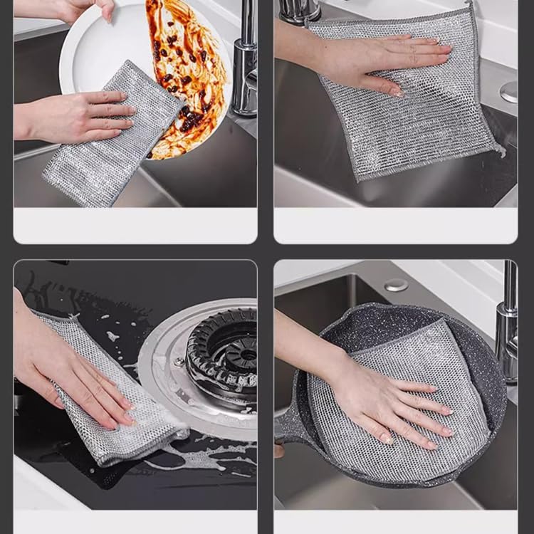 🥳10PCS Multipurpose Wire Dishwashing Rags
