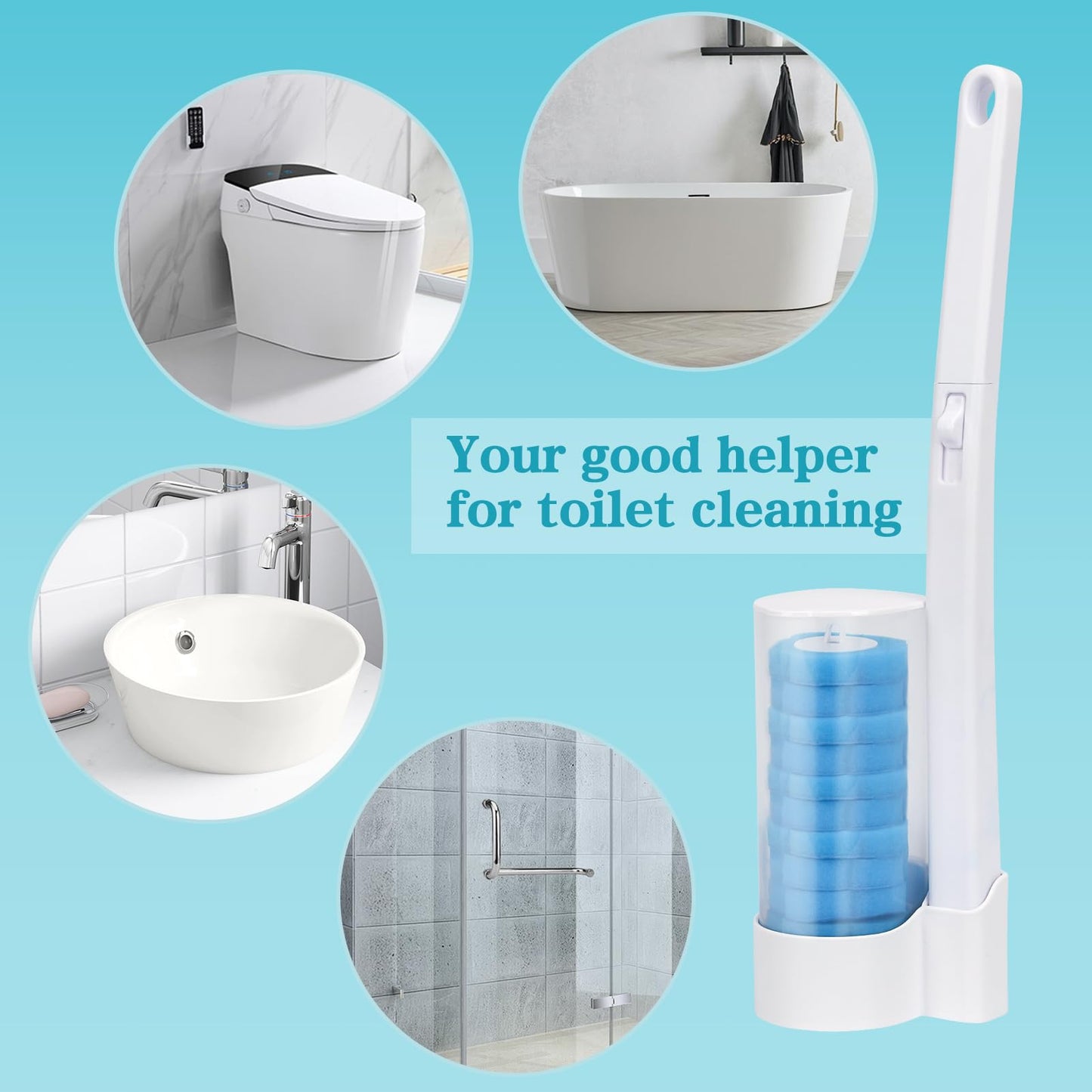🔥🔥Disposable Toilet Cleaning System