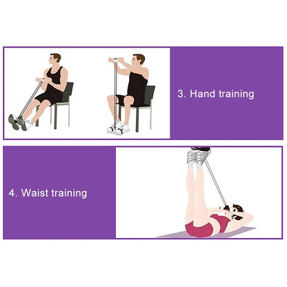 Home Fitness Resistance Trainer: Tone & Tighten Anytime💪