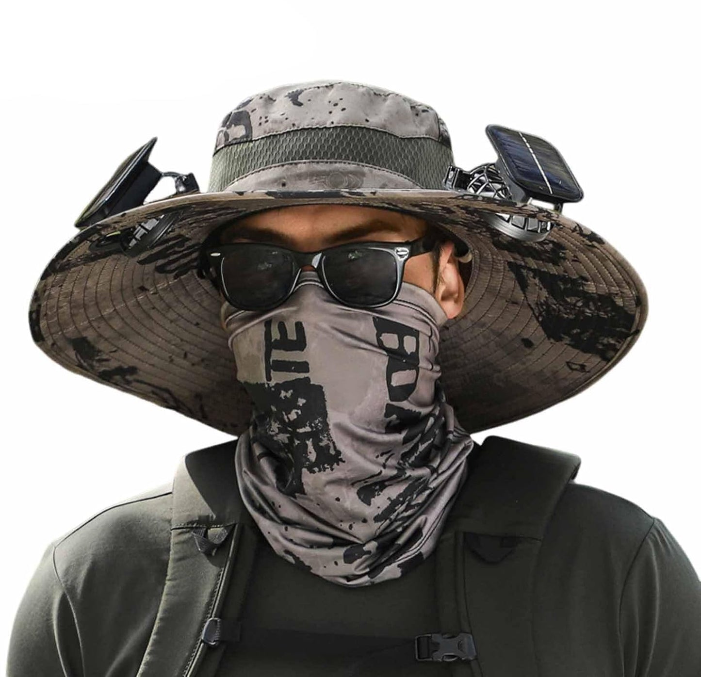 ❄️New Upgraded Spray Fan⚡2025 New Ultra-Light Solar Air Conditioner Fan Sun Hat🌞