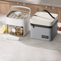 48 Grid Double Layer-Milky White[Travel Insulated Set]